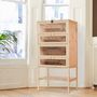 Voir la diapositive 2 : PAWHUT Cage pour hamsters souris petits rongeurs multi-niveaux 5 étages 10 plateformes bois de pin 60 x 40 x 120 cm