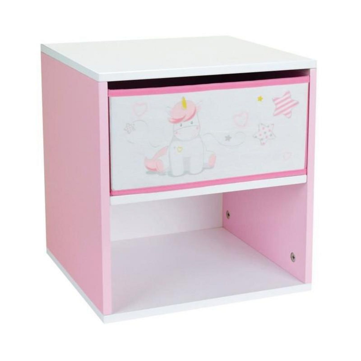 Fun House CIJEP Table de chevet enfant Licorne