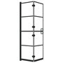Voir la diapositive 2 : VIDAXL Cabine de douche pliable ESG 80x140 cm Noir