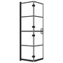 Voir la diapositive 2 : VIDAXL Cabine de douche pliable ESG 80x140 cm Noir