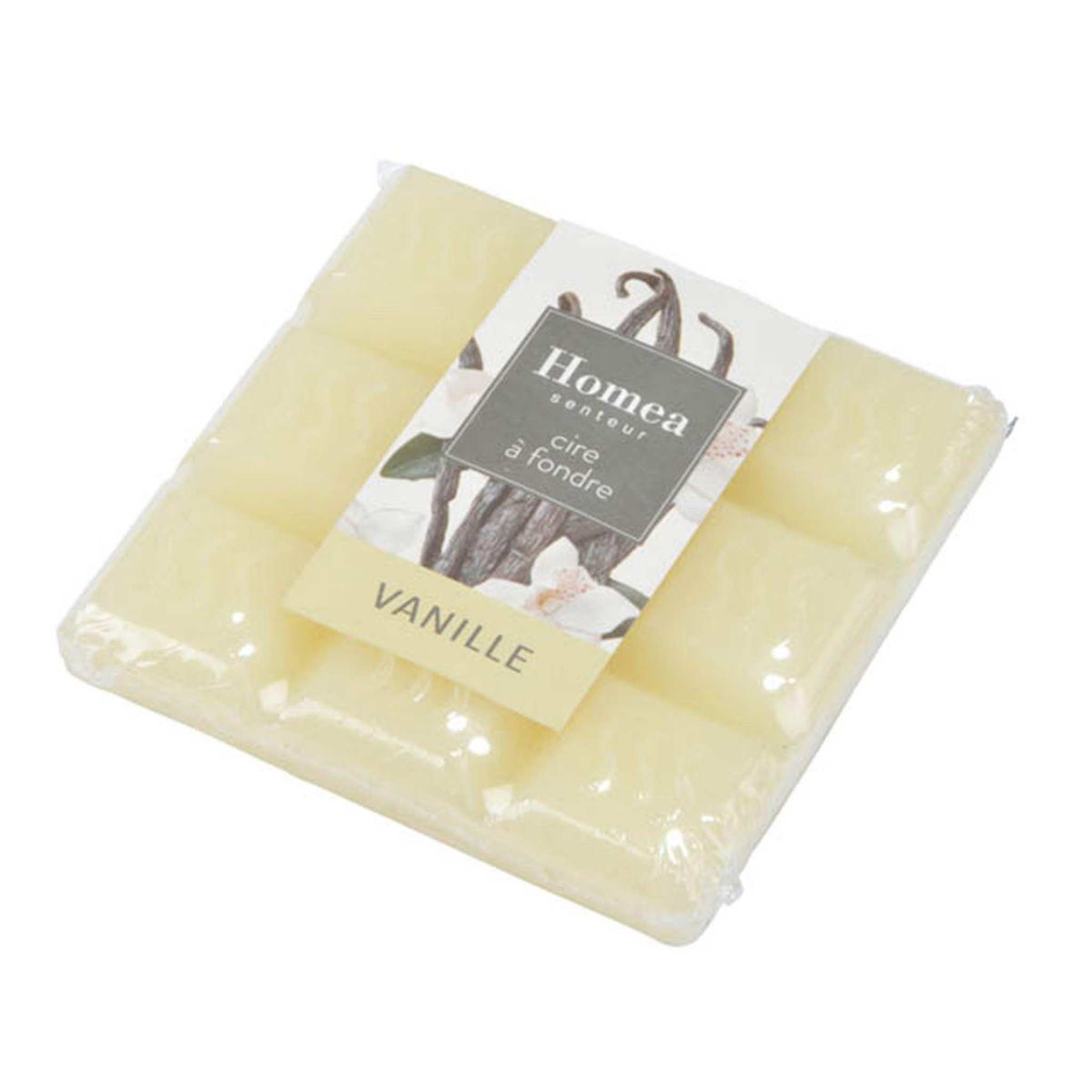 HOMEA Cire parfumée à brûler  essentiel ii  7cm vanille