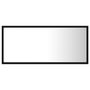 Voir la diapositive 3 : VIDAXL Miroir a LED de salle de bain Noir 90x8,5x37 cm Acrylique