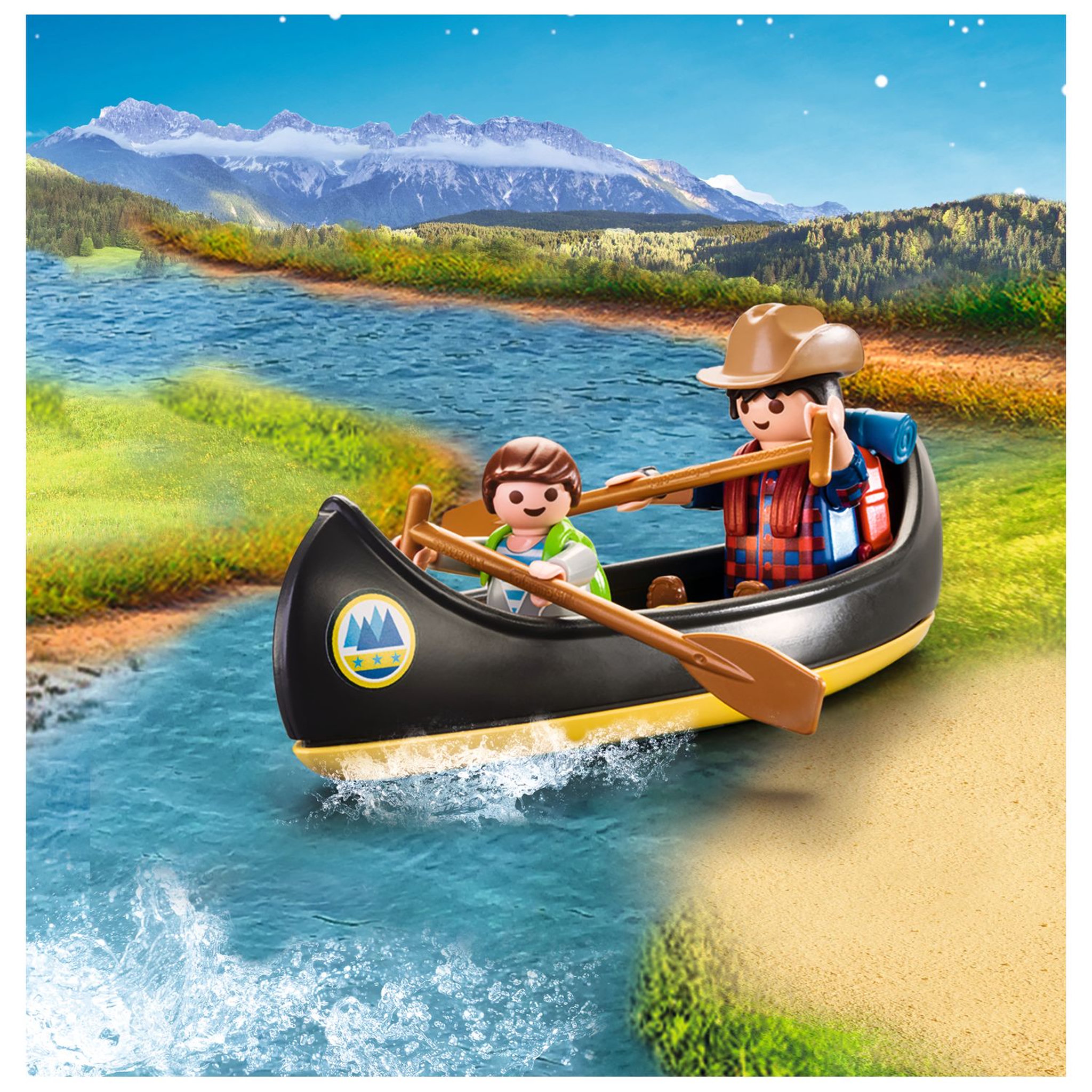 Voir la diapositive 3 : PLAYMOBIL 9323 - Family Fun - Valisette Campeurs