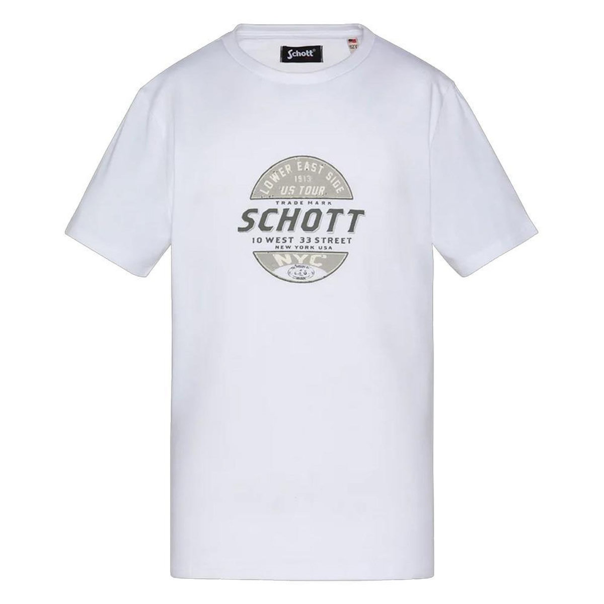 Schott T Shirt  Garçon Schott Print