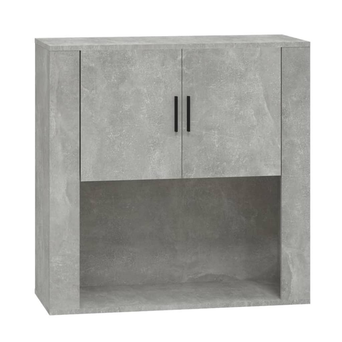 VIDAXL Armoire murale Gris beton 80x33x80 cm Bois d'ingenierie