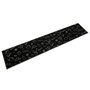 Voir la diapositive 1 : VIDAXL Tapis de cuisine lavable imprime Morning noir 60x300 cm velours