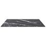 Voir la diapositive 3 : VIDAXL Dessus de table noir 60x60 cm 6 mm verre trempe design marbre