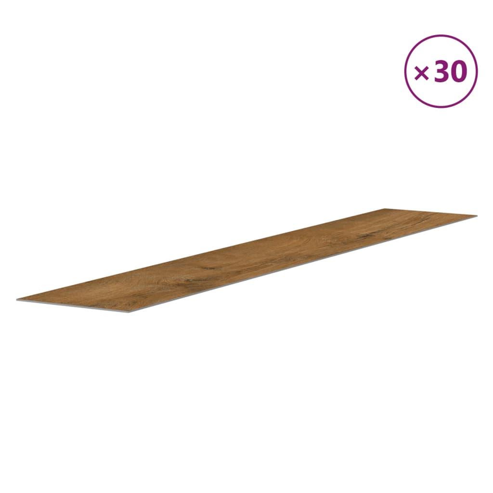 Voir la diapositive 3 : VIDAXL Panneaux muraux 30 pc marron fonce pvc
