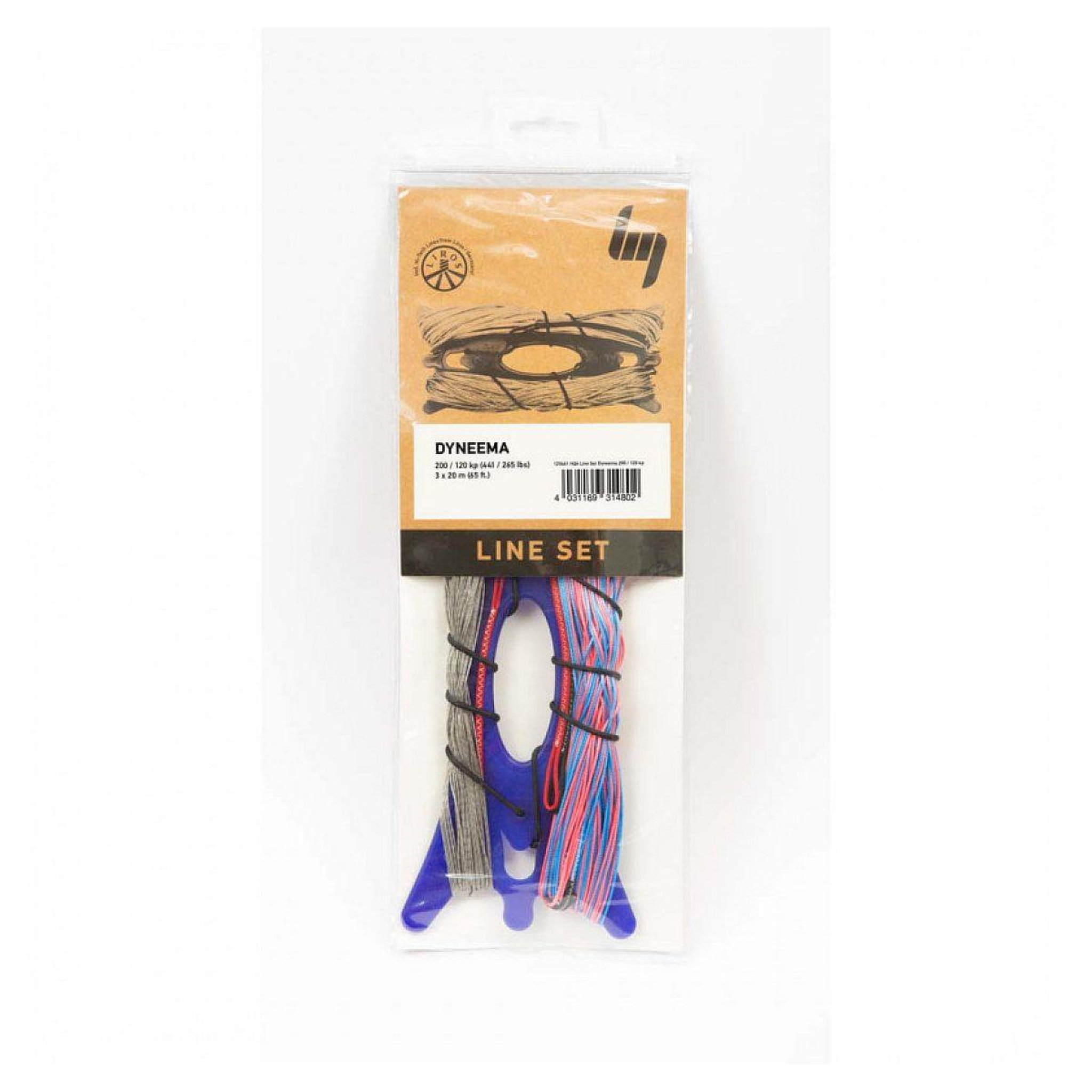 Voir la diapositive 2 : HQ usa Jeu de 3 lignes dyneema 200/120 kg, 3x20m - hq line set