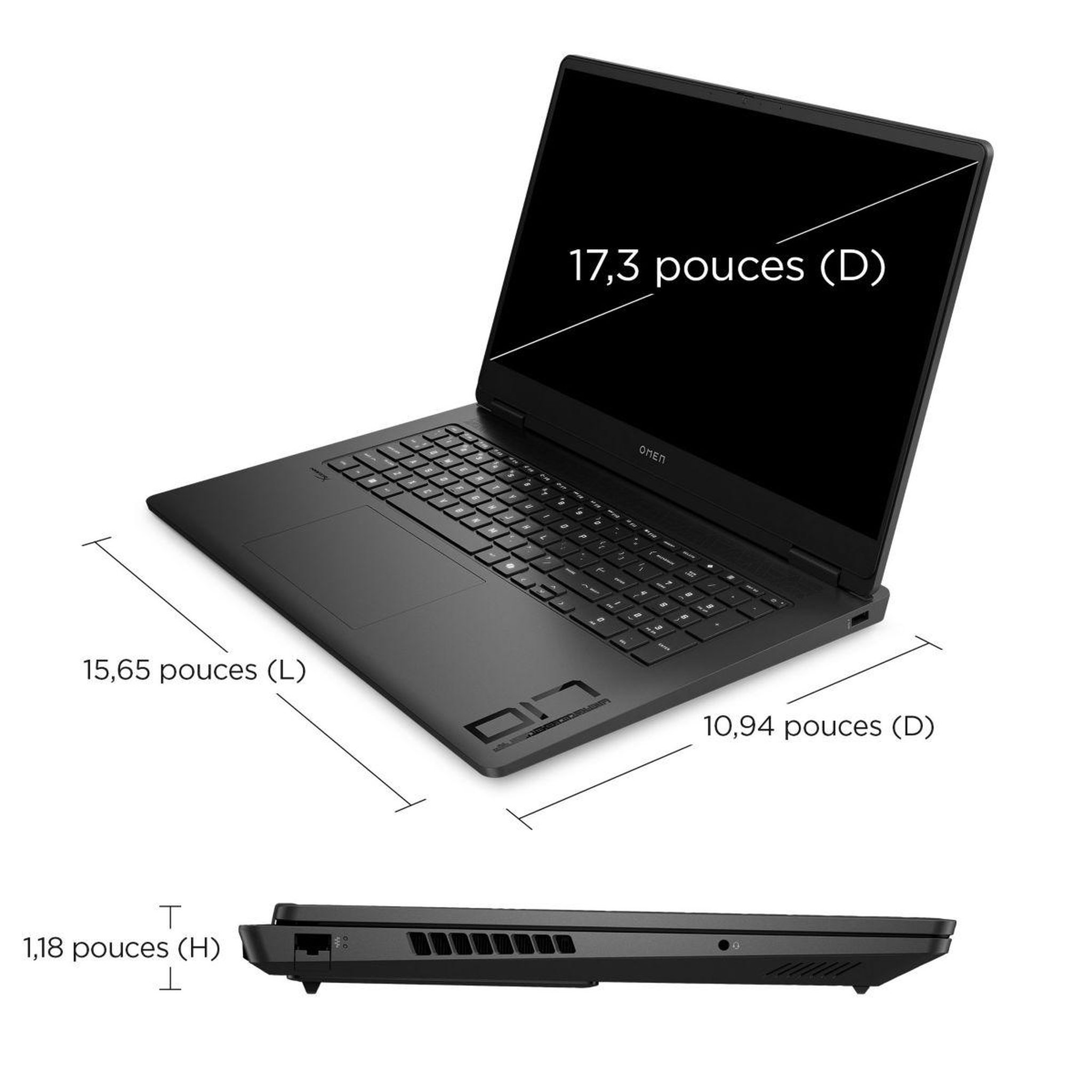 Voir la diapositive 5 : HP PC Gamer Omen 17-db0112nf