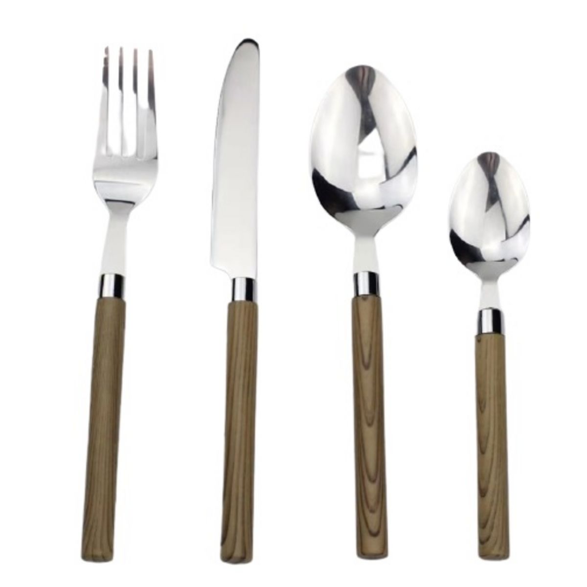 JEAN DUBOST Ménagère 24 pièces en inox RONDO