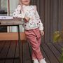 Voir la diapositive 5 : Petit Béguin Pantalon bébé en velours côtelé Rosa