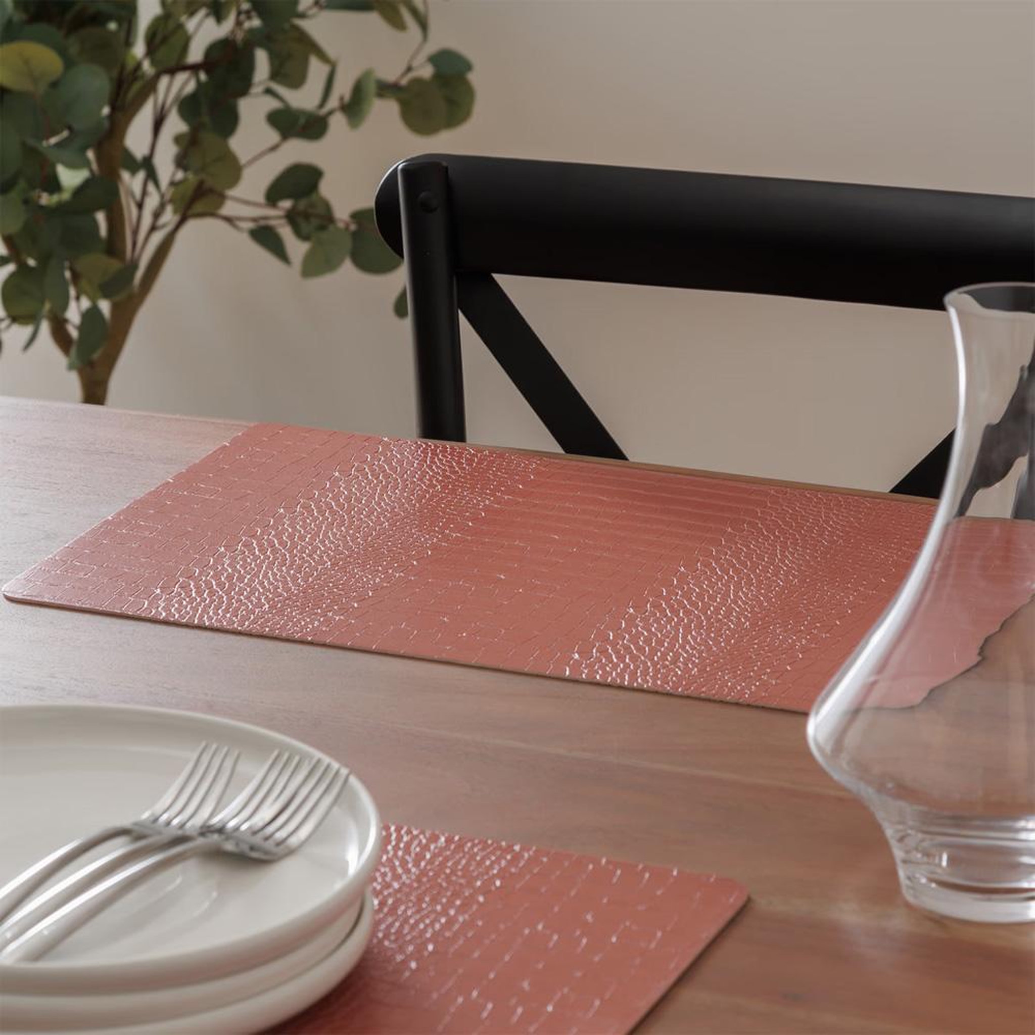 Voir la diapositive 4 : ATMOSPHERA Set de Table Camel Atmosphera Croco