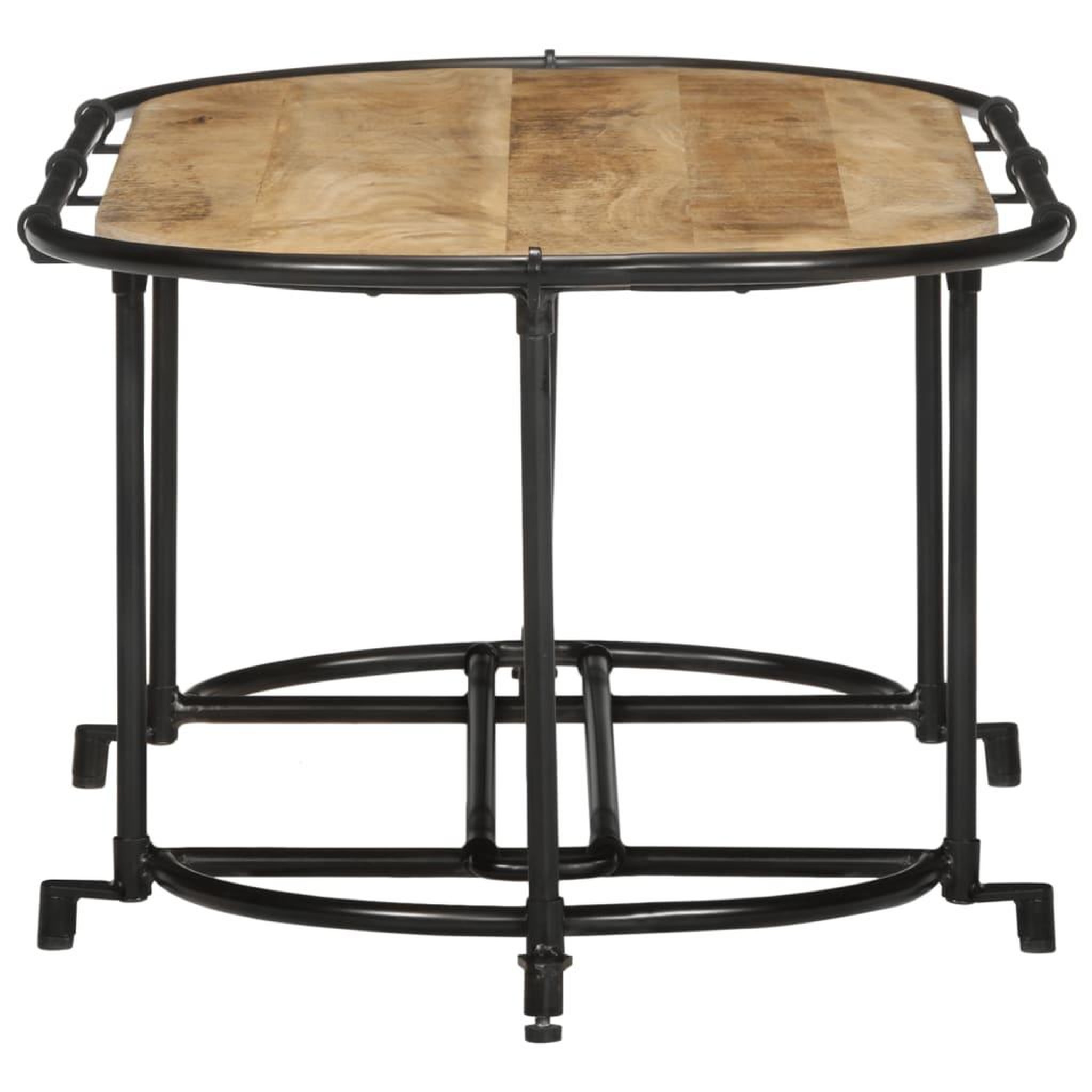Voir la diapositive 5 : VIDAXL Table basse 110x55x40 cm bois de manguier massif brut