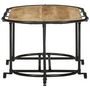 Voir la diapositive 5 : VIDAXL Table basse 110x55x40 cm bois de manguier massif brut