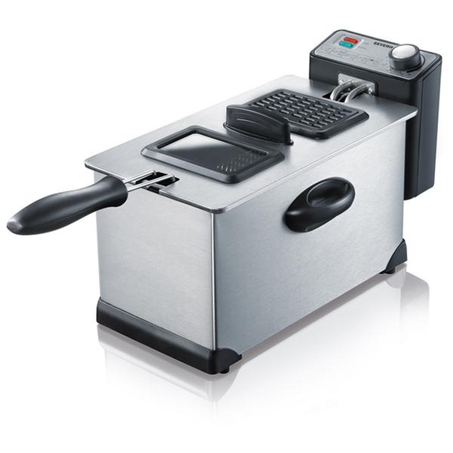 Friteuse 3l 2200w inox brossé - FR2431