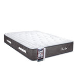 BELLECOUR BELLECOUR LITERIE | Ensemble PRIVILEGE | Matelas Ressorts ensachés + Protège matelas anti punaise. Coloris disponibles : Blanc