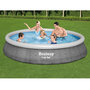 Voir la diapositive 1 : BESTWAY Piscine hors sol ronde 396 x 84 cm Fast Set ronde