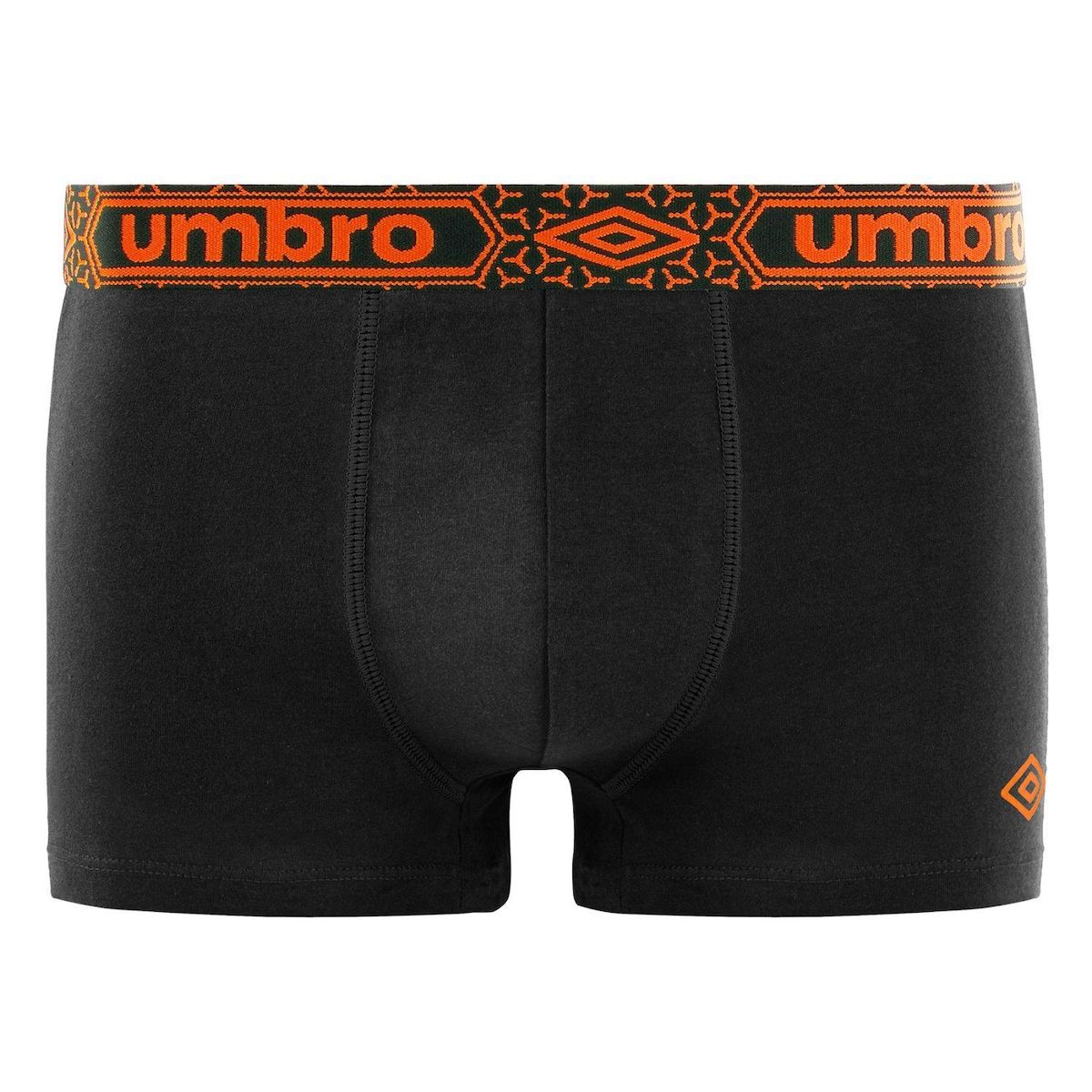 UMBRO Lot de 4 Boxers coton homme uni ceinture