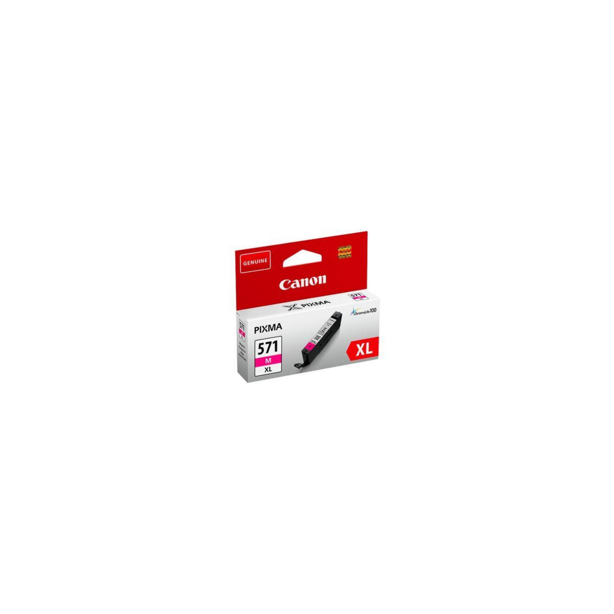 Canon Cartouche d'encre Originale CLI-571 XL Magenta Haute Capacité - 0389C001