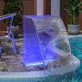 Voir la diapositive 1 : VIDAXL Fontaine de piscine avec LED RVB Acrylique 51 cm
