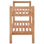 Voir la diapositive 4 : VIDAXL Meuble a chaussures 69x27x41 cm Bois massif de noyer