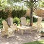 Voir la diapositive 3 : VIDAXL Chaises de jardin Adirondack lot de 4 bois de sapin massif
