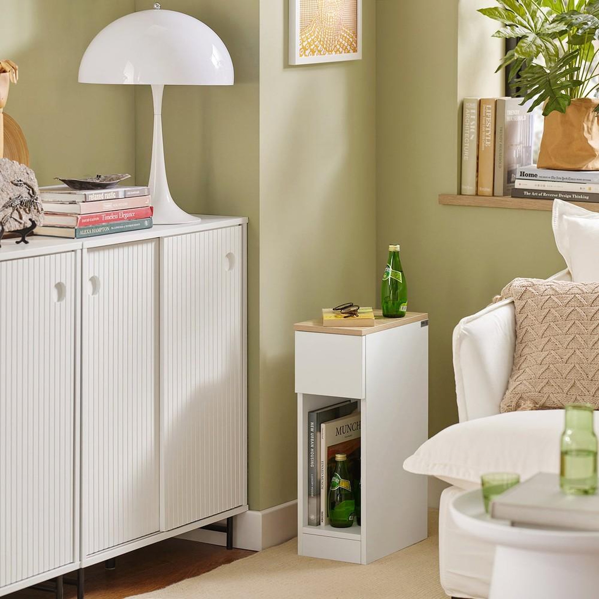 Voir la diapositive 5 : SOBUY SoBuy - Lot De 2 Tables De Chevet à 1 tiroir - Minimaliste - FBT111X2