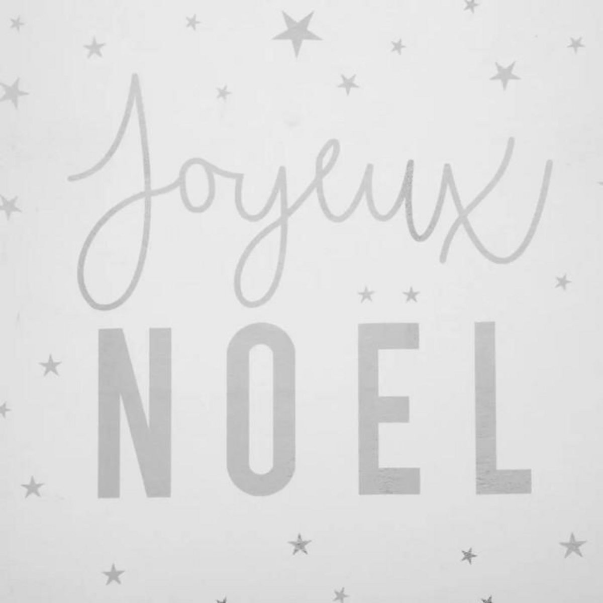 ATMOSPHERA Chemin de Table Noël  La Maison  28x500cm Blanc