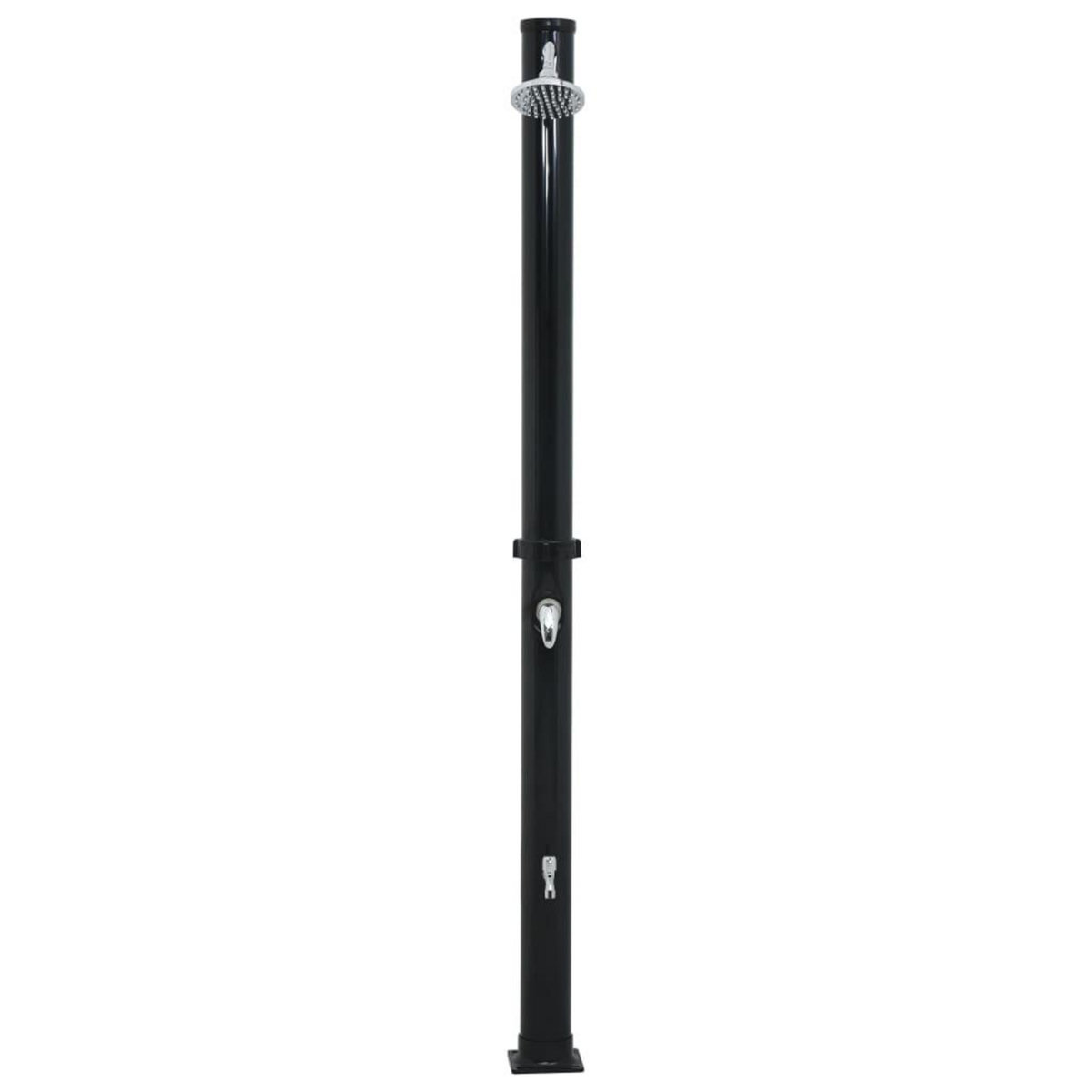 VIDAXL Douche solaire Noir 220 cm 20 L