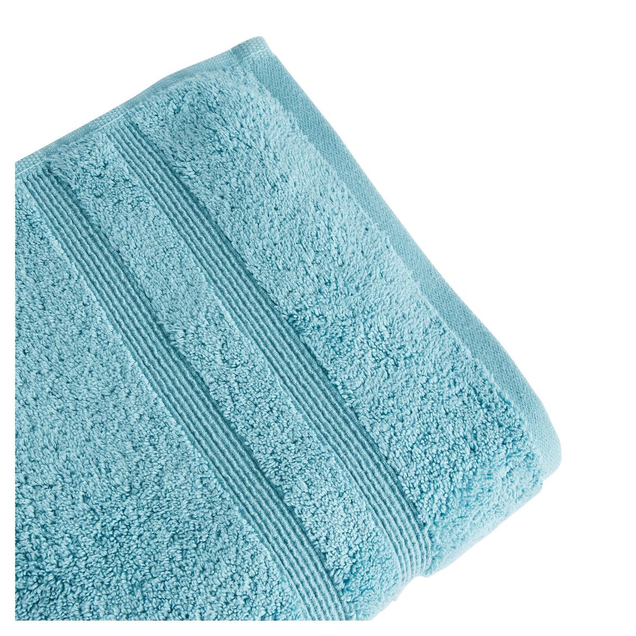 Voir la diapositive 3 : ACTUEL Drap de bain uni en coton 500gsm EXTRA FINE