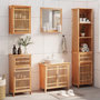 Voir la diapositive 1 : VIDAXL Ensemble de meubles de salle de bain 5 pcs bois massif de noyer