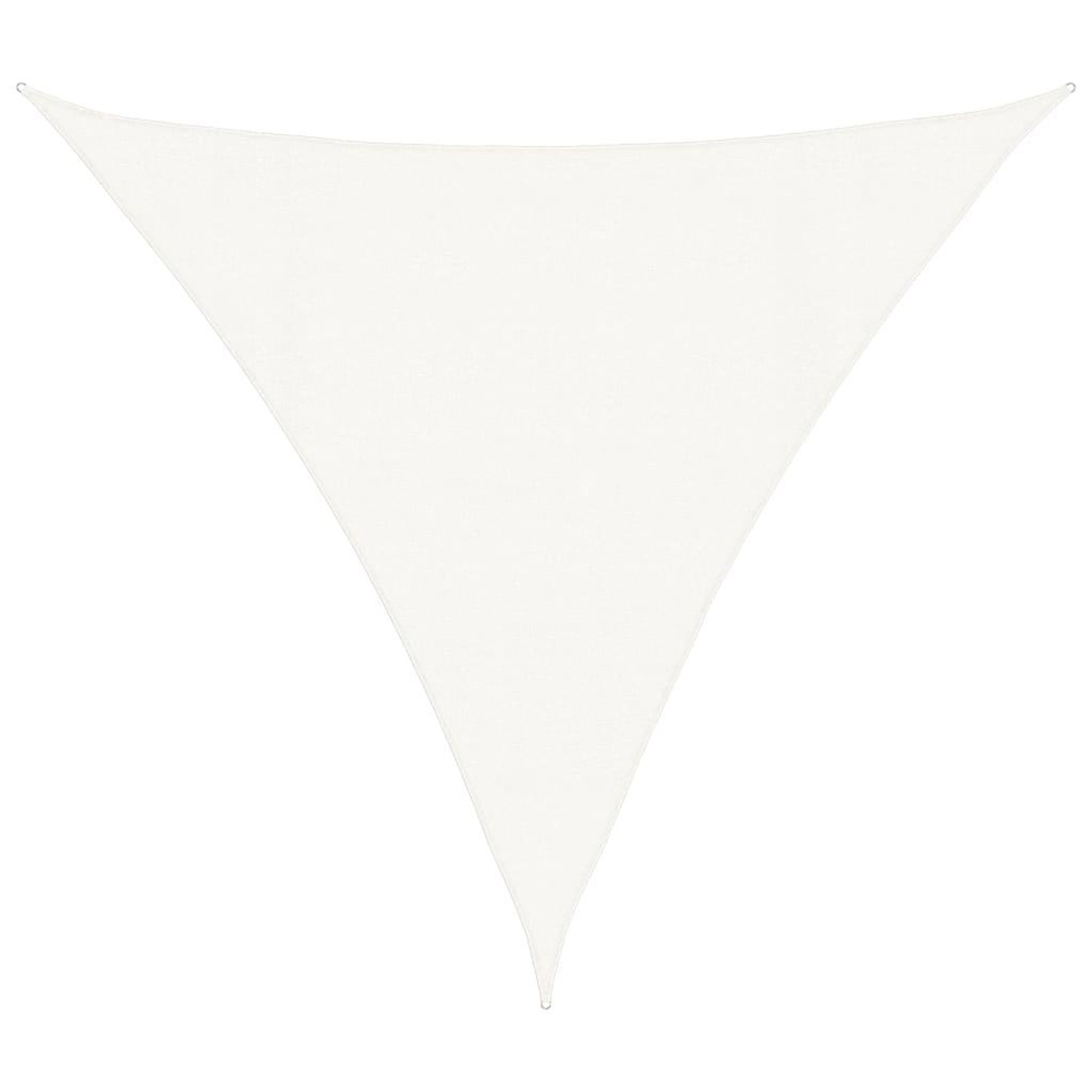 Voir la diapositive 2 : VIDAXL Voile d'ombrage 160 g/m^2 Blanc 4,5x4,5x4,5 m PEHD