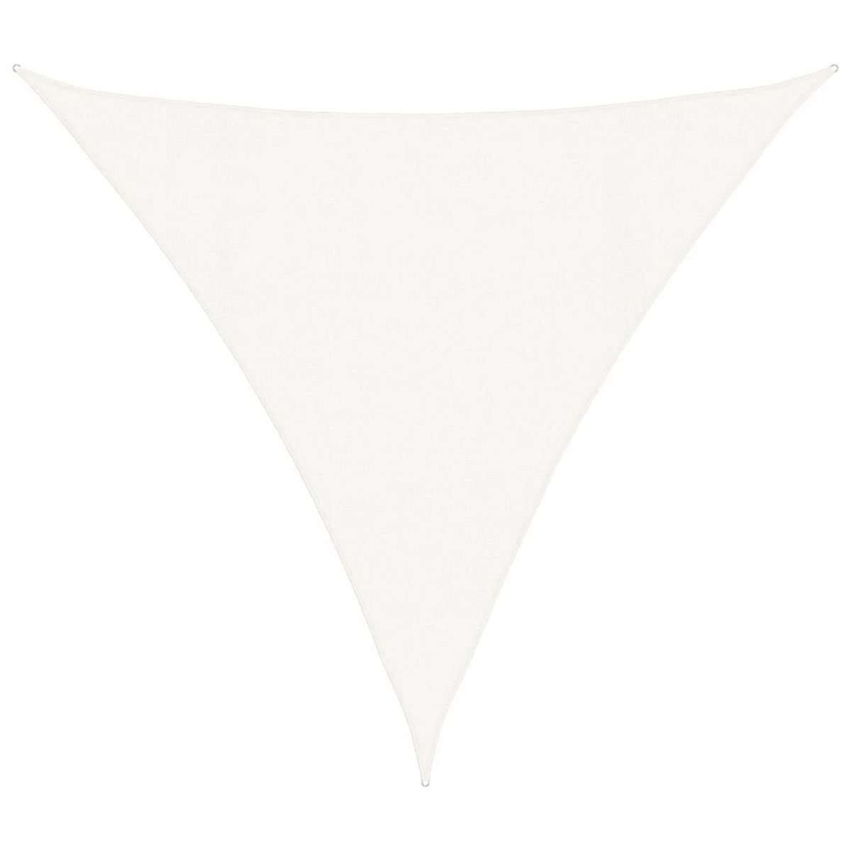 VIDAXL Voile d'ombrage 160 g/m^2 Blanc 4,5x4,5x4,5 m PEHD