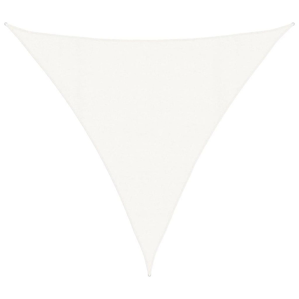 VIDAXL Voile d'ombrage 160 g/m^2 Blanc 4,5x4,5x4,5 m PEHD