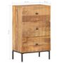 Voir la diapositive 6 : VIDAXL Buffet 45x30x75 cm Bois de manguier massif