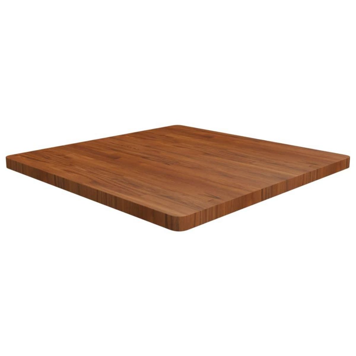 VIDAXL Dessus de table carre Marron fonce 90x90x4cm Bois chene traite