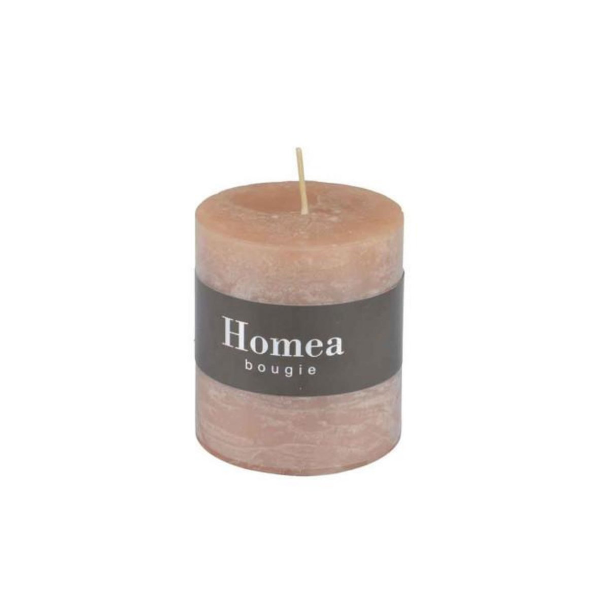 Paris Prix Bougie Pilier Déco  Rustique  7cm Taupe