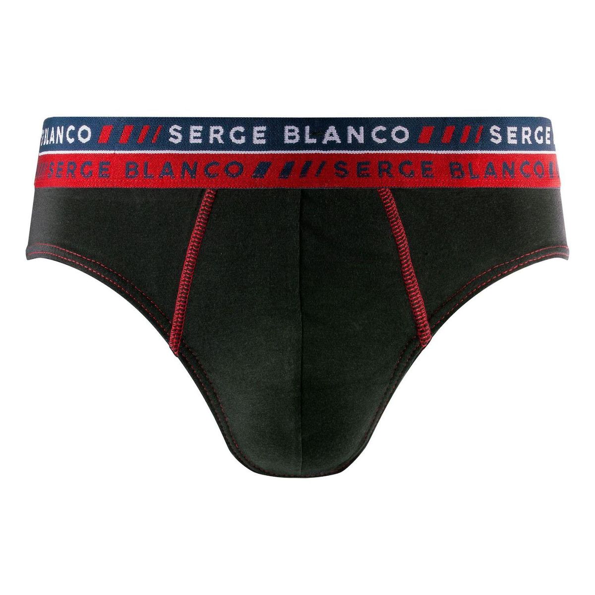 SERGE BLANCO Lot de 4 slips homme en coton French