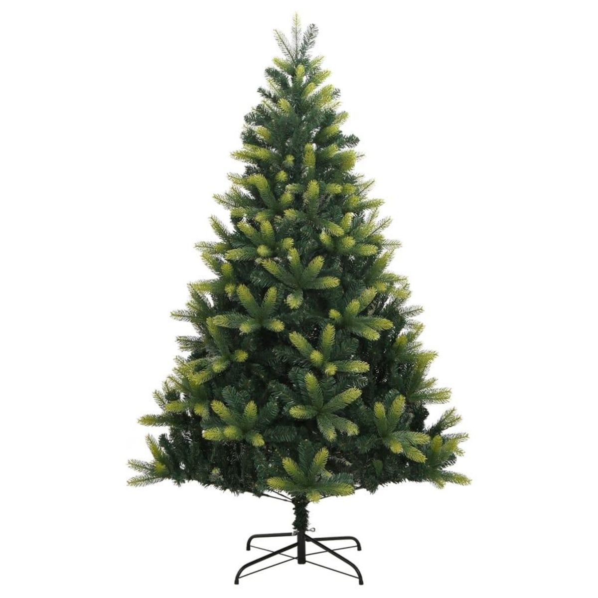 VIDAXL Sapin de Noël artificiel a charnieres avec support 120 cm