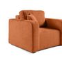 Voir la diapositive 5 : BEST MOBILIER Miro - fauteuil en velours texturé
