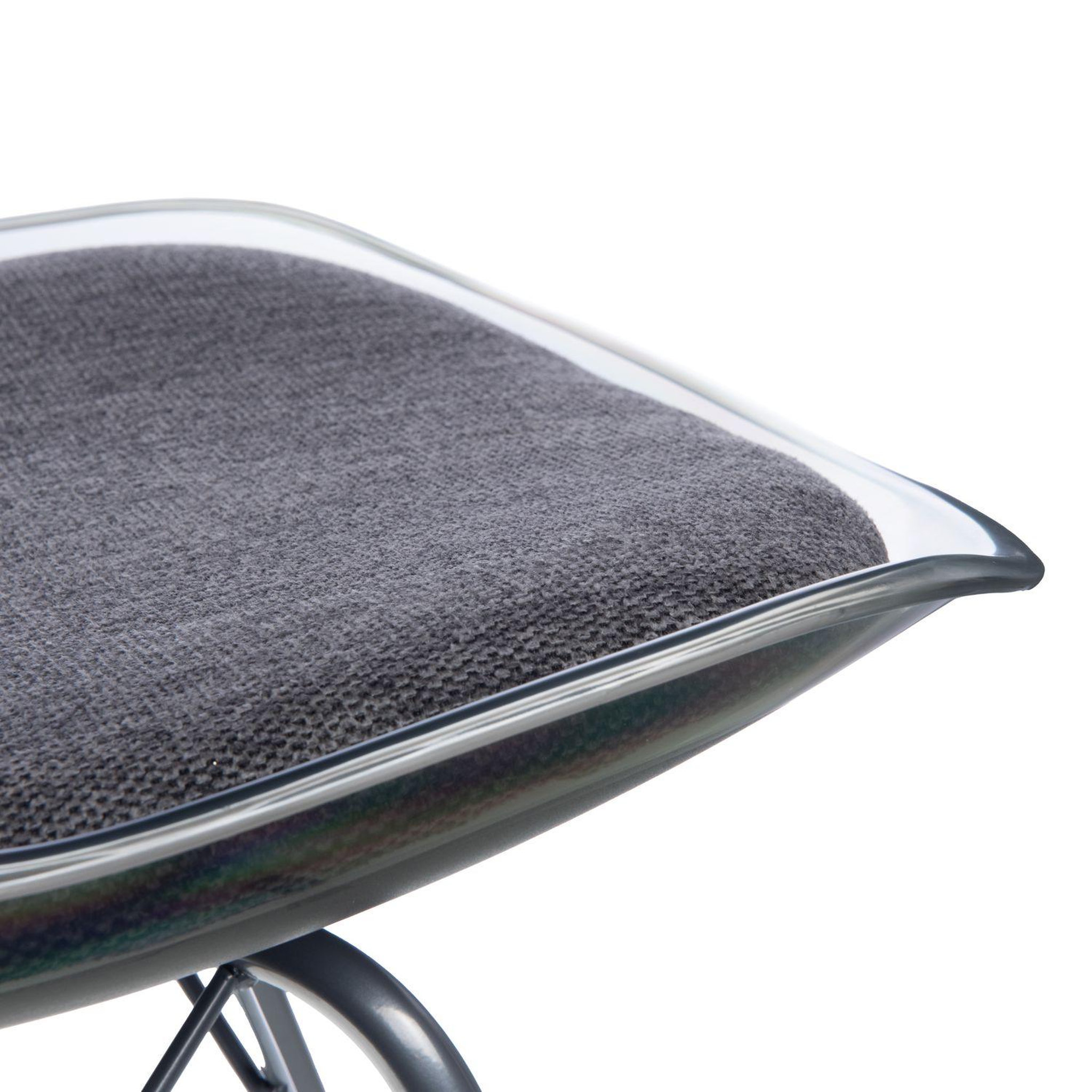 Voir la diapositive 5 : TOILINUX Lot de 4 chaises Diane avec coussin d'assise