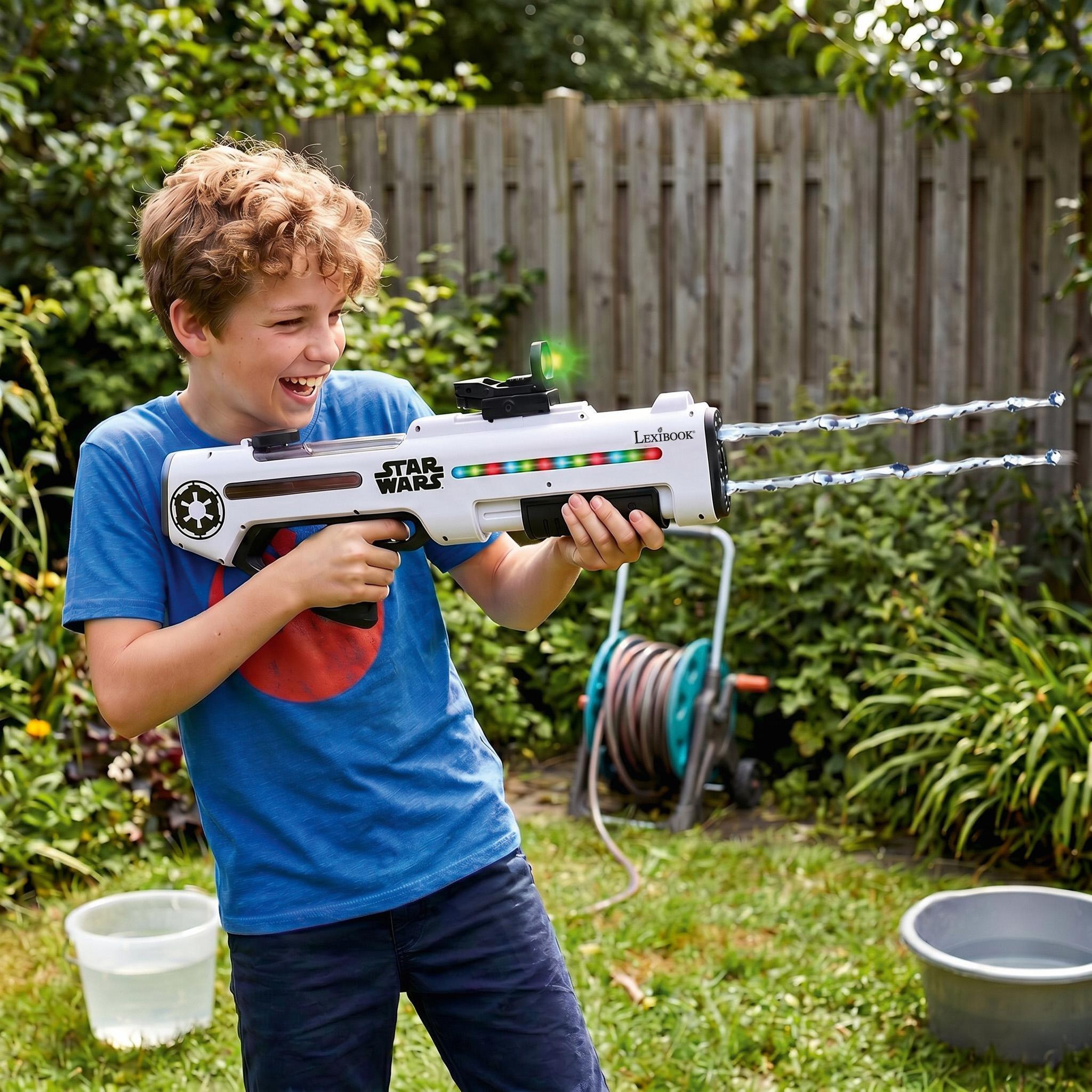 Voir la diapositive 5 : Lexibook Pistolet à eau électronique rechargeable star wars
