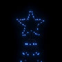 Voir la diapositive 5 : VIDAXL Arbre de Noël cone 1400 LED Bleues 160x500 cm