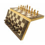 Voir la diapositive 2 : Lexibook Jeu d'échecs magnétique pliable en bois