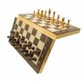 Voir la diapositive 2 : Lexibook Jeu d'échecs magnétique pliable en bois