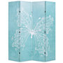 Voir la diapositive 1 : VIDAXL Cloison de separation pliable 160 x 170 cm Papillon Bleu