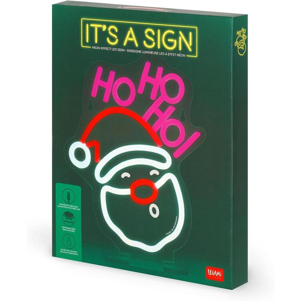 LEGAMI Panneau lumineux à leds  effet néon - Pere Noel