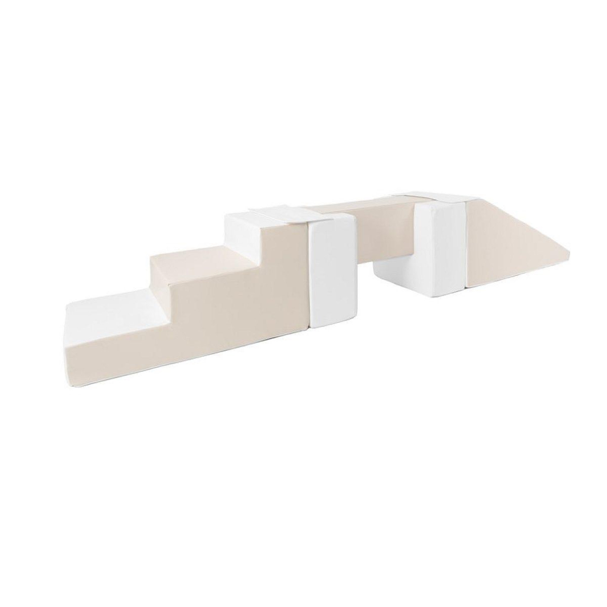 VELINDA Passerelle 5 blocs blanc cappuccino