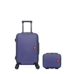 SWISS KOPPER SWISS KOPPER - LOT DE 2 - Valise Cabine et Vanity SPIEZ. Coloris disponibles : Rose, Gris, Bleu, Vert, Noir